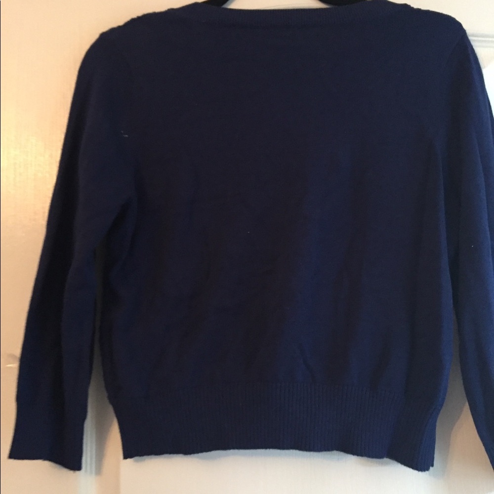 Blue button down sweater - Picture 4 of 4
